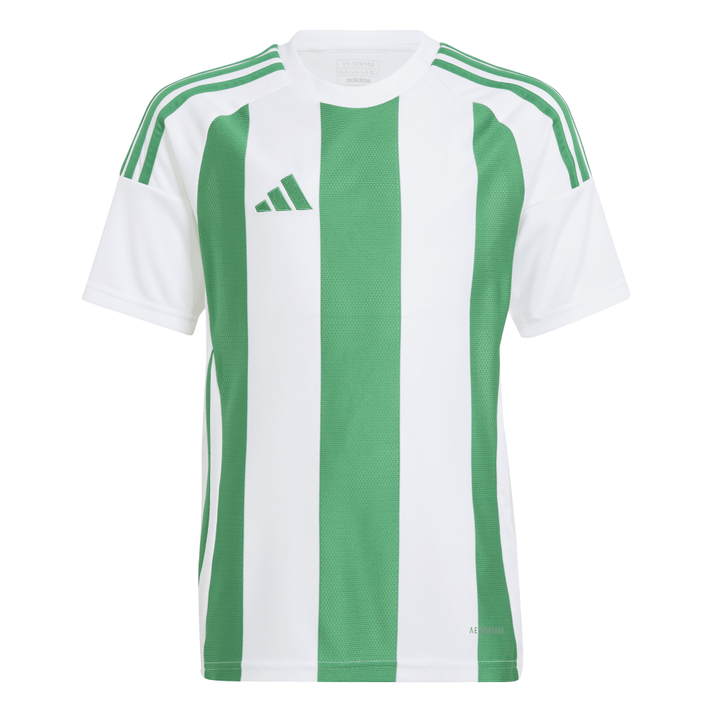 adidas Striped 24 Trikot grün-weiß Kinder 