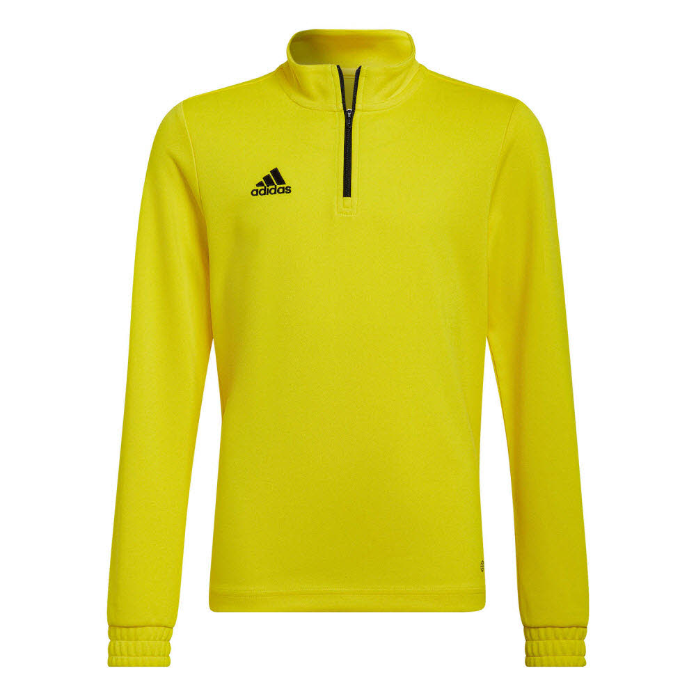 adidas Entrada 22 Zip-Trainingstop gelb Kinder