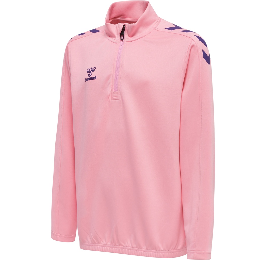 Hummel Core XK 1/2 Reißverschluss Poly Trainingstop pink Kinder