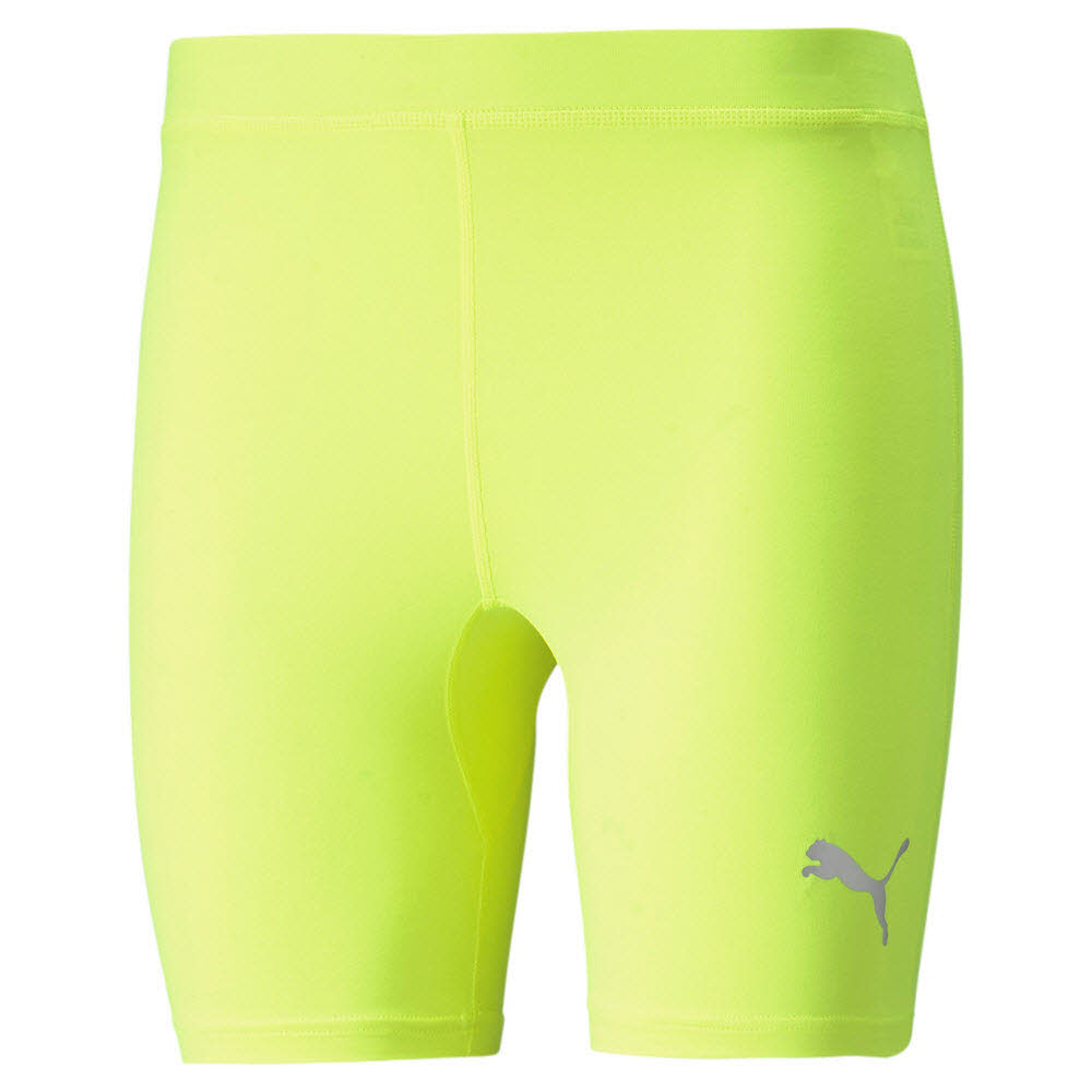 Puma teamLIGA Baselayer Funktionsshorts gelb 