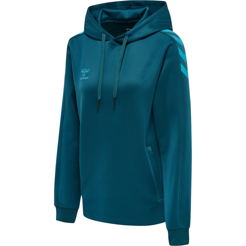 Hummel Core XK Poly Kapuzenpullover türkis Damen