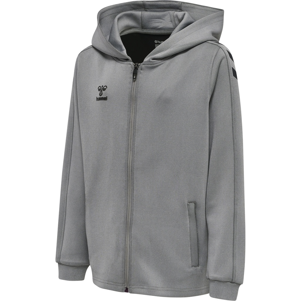 Hummel Core XK Poly Kapuzenjacke grau Kinder