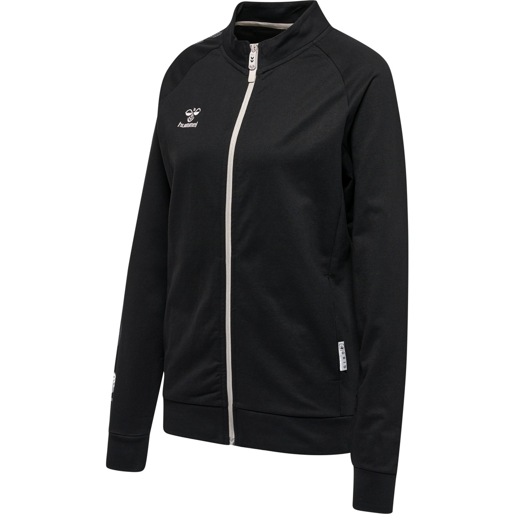 Hummel Move Grid Cotton Trainingsjacke schwarz Damen