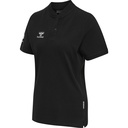 Hummel Move Grid Poloshirt schwarz Damen