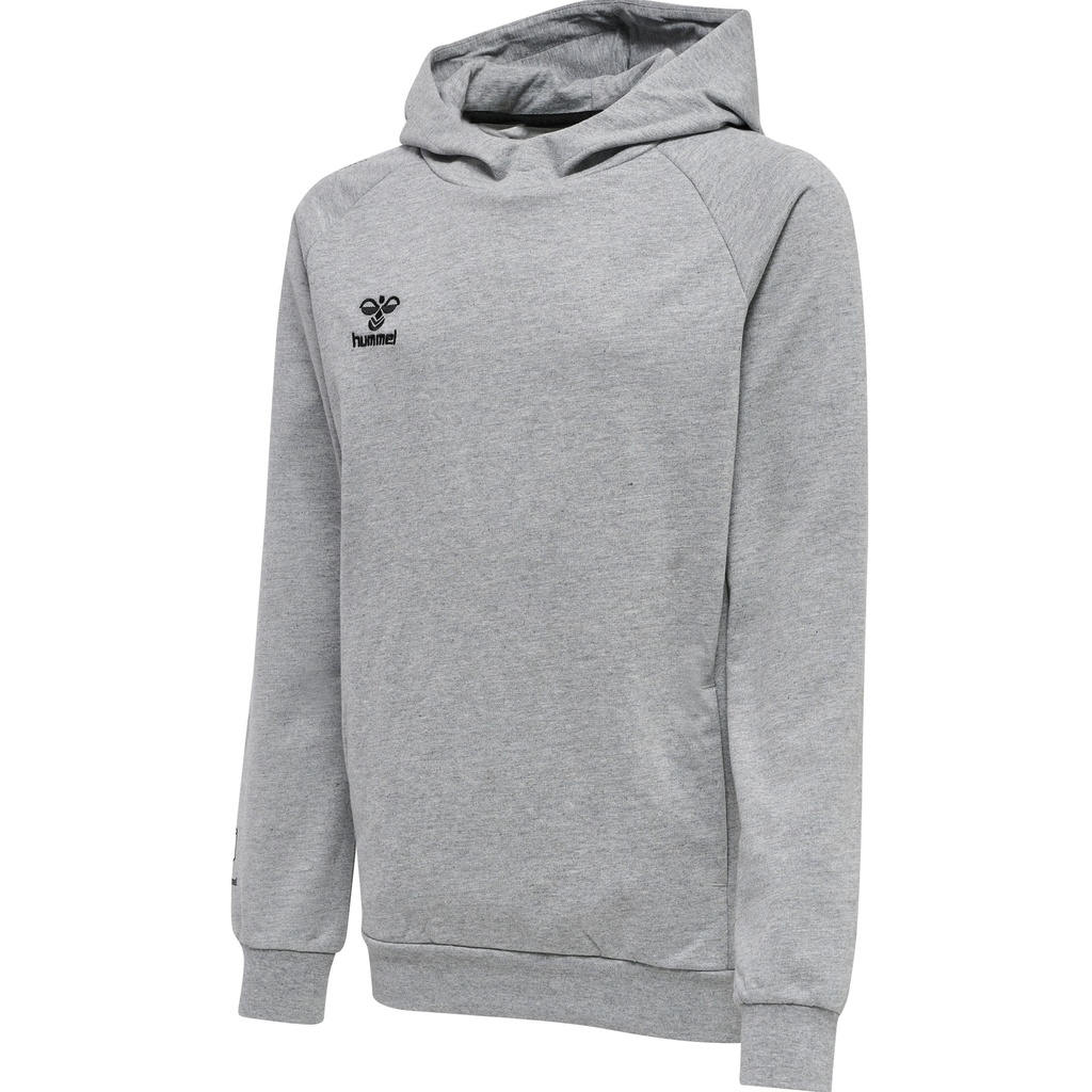 Hummel Move Grid Cotton Kapuzenpullover grau Kinder