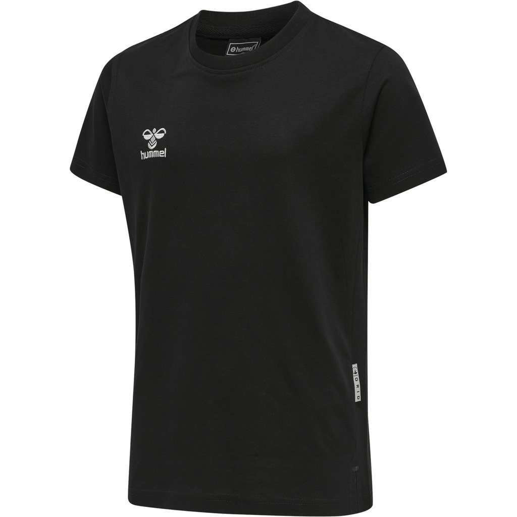 Hummel Move Grid Cotton T-Shirt schwarz Kinder 