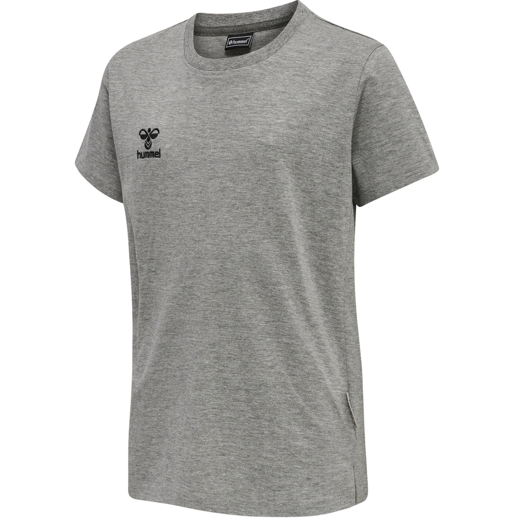 Hummel Move Grid Cotton T-Shirt grau Kinder 