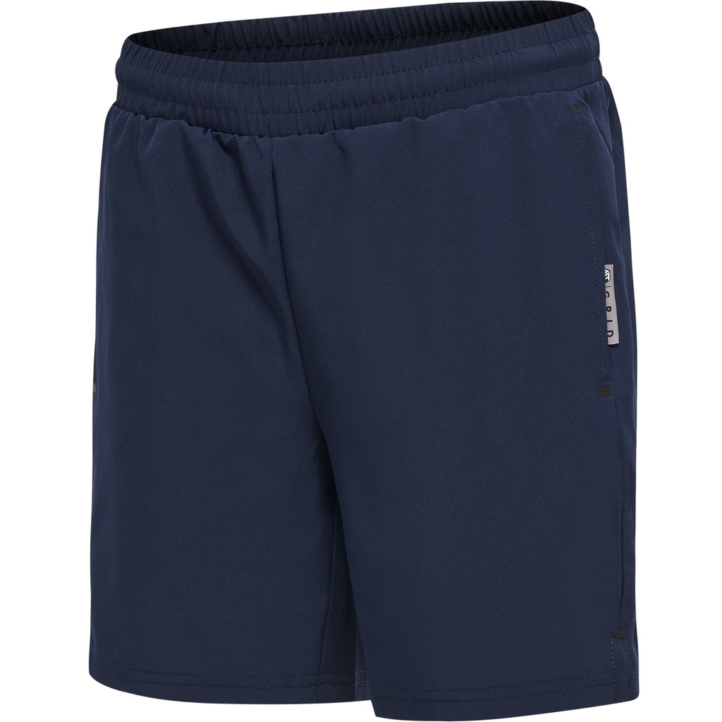 Hummel Move Grid Woven Shorts dunkelblau Kinder