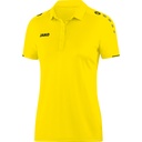 Jako Polo-Shirt Classico gelb Damen
