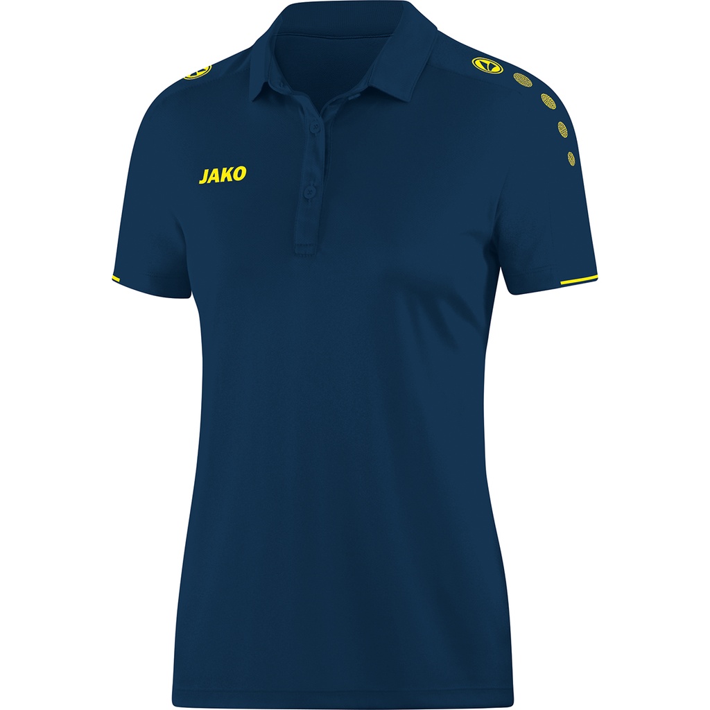 Jako Polo-Shirt Classico nightblue-citro Damen