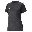 Puma teamULTIMATE Trikot schwarz Damen