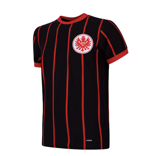 Copa Eintracht Frankfurt 1972/73 Retro Trikot schwarz-rot