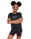 Nike One Tempo Dri-Fit Laufshirt schwarz Kinder  