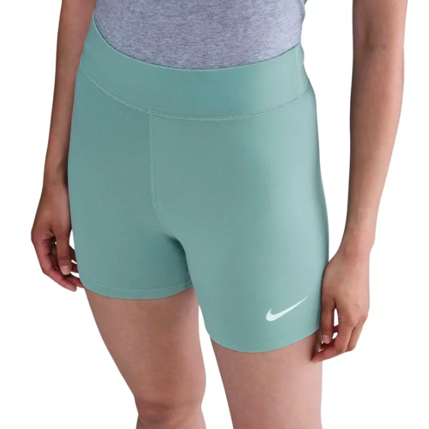 Nike Sportswear Classic Bike Shorts mit hohem Bund türkis Damen