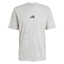 adidas Essentials Small Logo T-Shirt grau