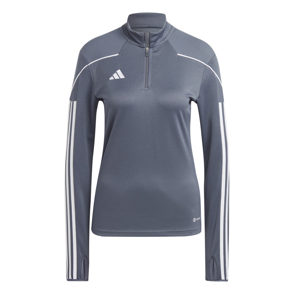 adidas Tiro 23 League Zip-Trainingstop grau Damen