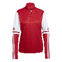 adidas Squadra 25 Zip-Trainingstop rot Damen