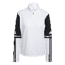 adidas Squadra 25 Zip-Trainingstop weiß Damen