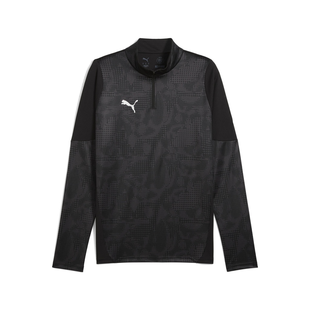 Puma teamCUP Training 1/4 Zip Top schwarz