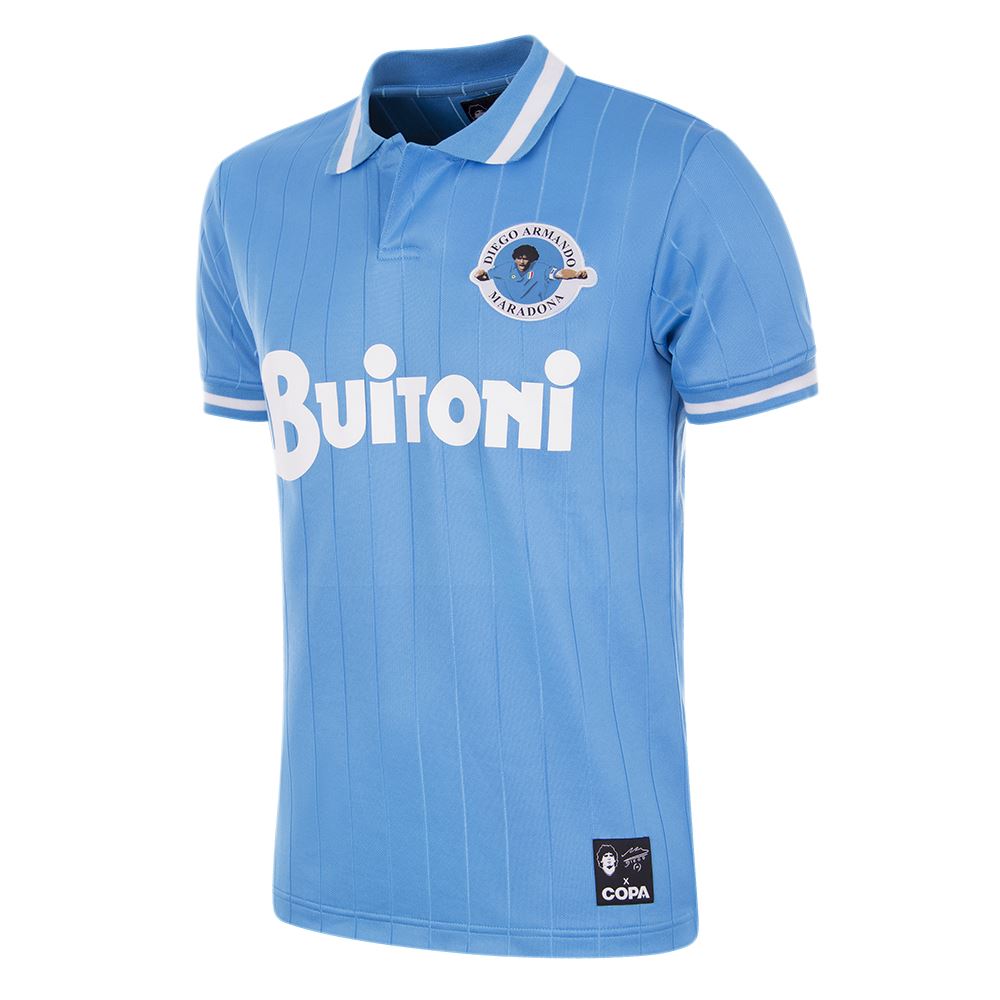 COPA Maradona x Copa Napoli 1986 Retro Trikot blau  