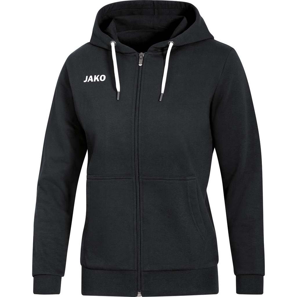 Jako Kapuzenjacke Base schwarz Damen