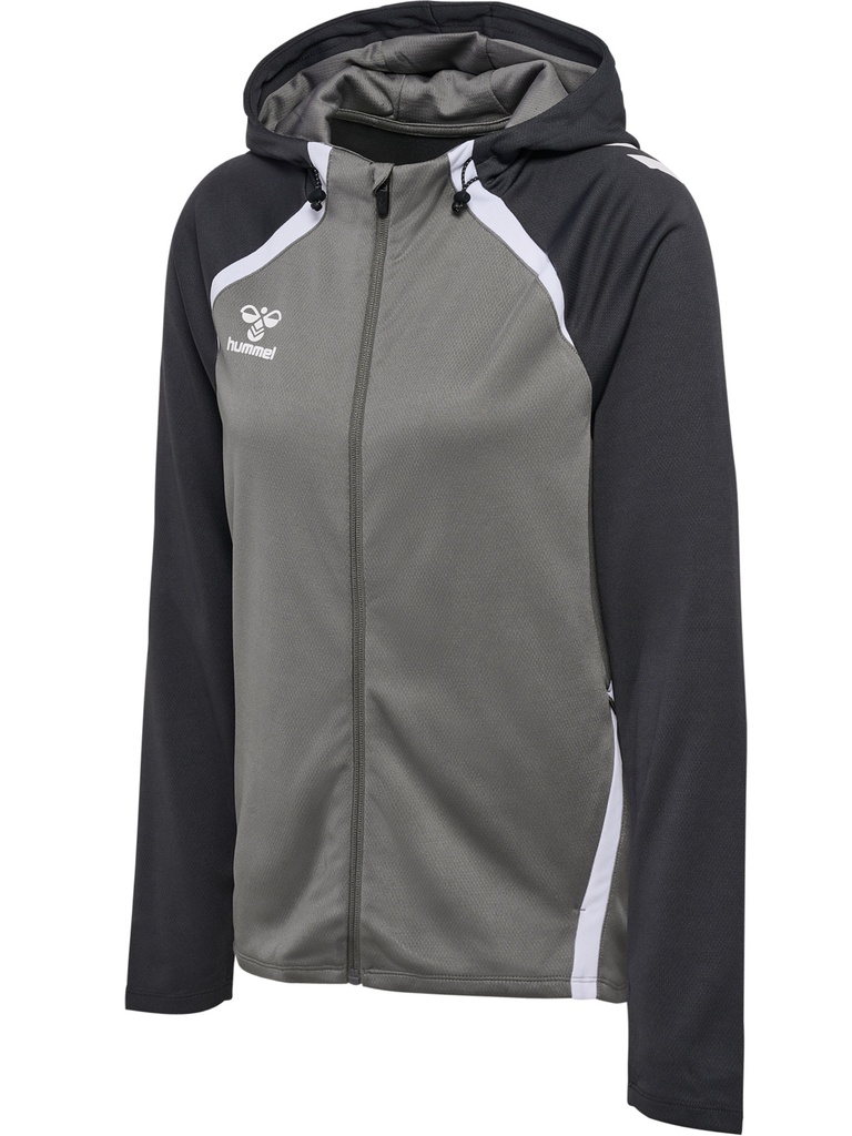 Hummel Lead 2.0 Kapuzenjacke grau Damen 