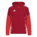 adidas Tiro 25 Competition Allwetterjacke rot Damen