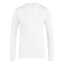 adidas Techfit Funktionsshirt Langarm weiß 