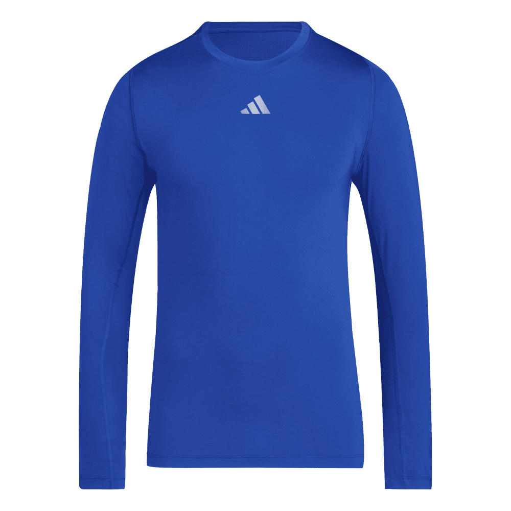 adidas Techfit Funktionsshirt Langarm blau