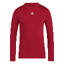 adidas Techfit Funktionsshirt Langarm rot