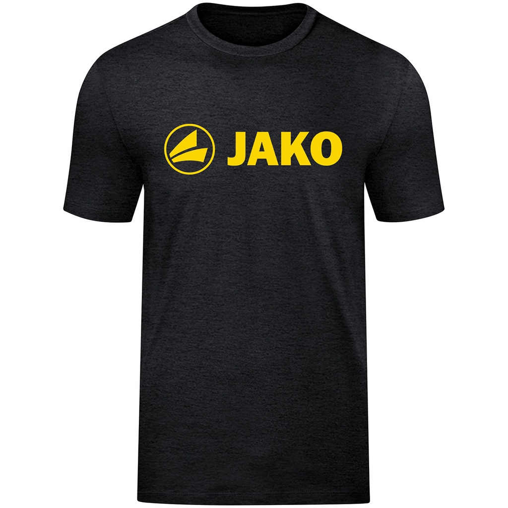 Jako T-Shirt Promo schwarz meliert-citro Kinder