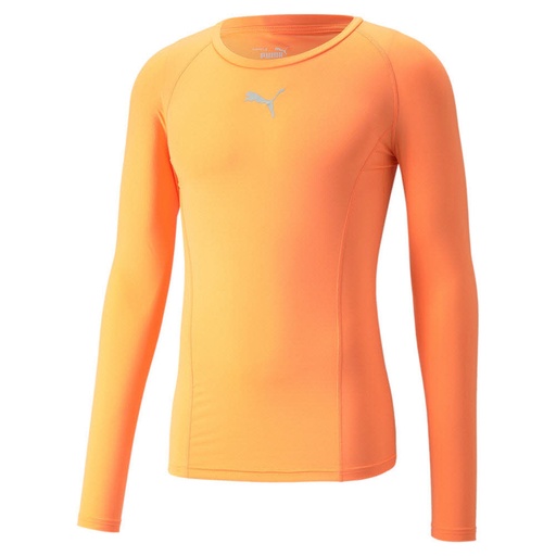 Puma teamLIGA Baselayer Funktionsshirt orange 