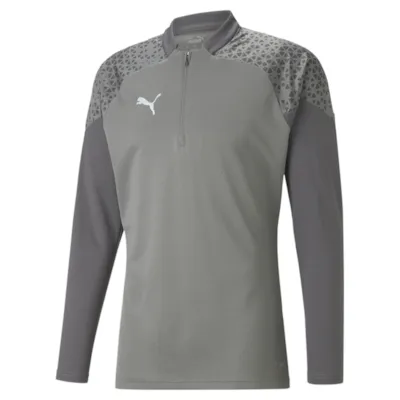 Puma teamCUP Training 1/4 Zip Sweatshirt grau