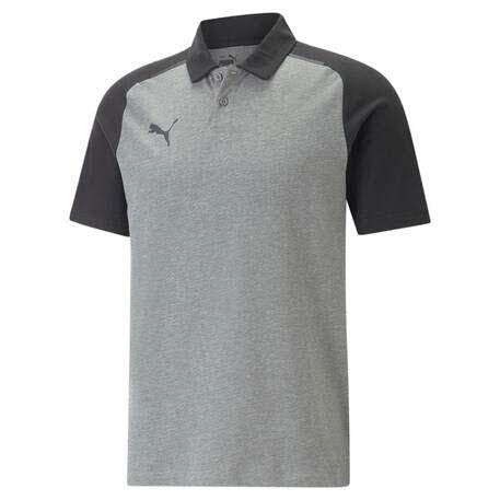 Puma teamCUP Casuals Polo-Shirt grau