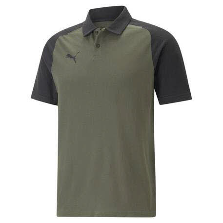 Puma teamCUP Casuals Polo-Shirt dunkelgrün 