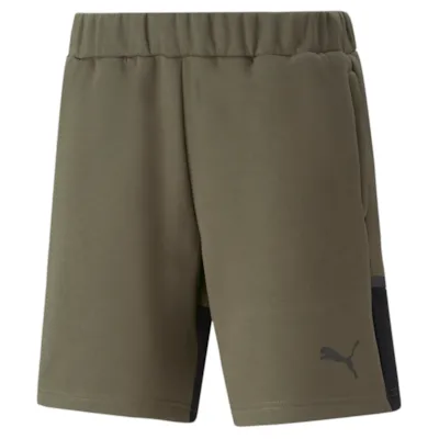 Puma teamCUP Casuals Shorts dunkelgrün 