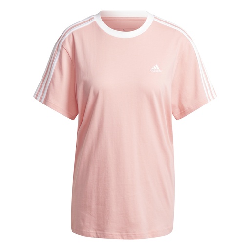 adidas Essentials 3 Streifen T-Shirt rosa Damen