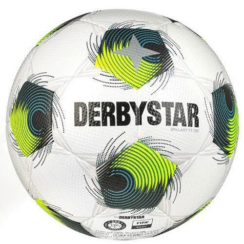 [1450500580-BALLPAKET] Derbystar 10er Ballpaket Brilliant V24 Fußball weiß