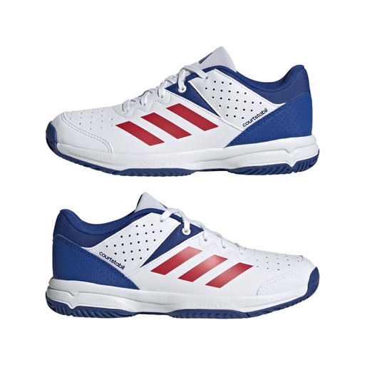 adidas Court Stabil JR Handballschuhe weiß Kinder