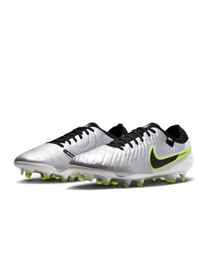 Nike Tiempo Legend 10 Pro FG Fußballschuhe silberfarben