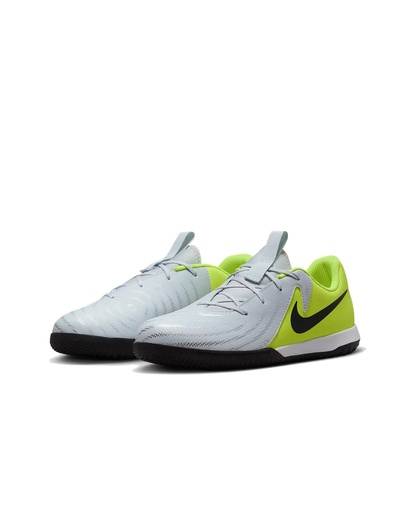 Nike Jr. Phantom GX 2 Academy IC Fußballschuhe silberfarben Kinder