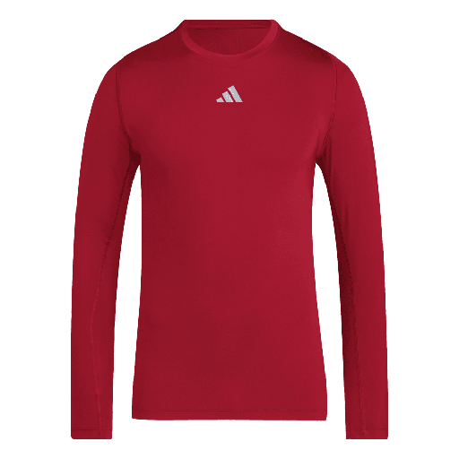 adidas Techfit Funktionsshirt Langarm rot