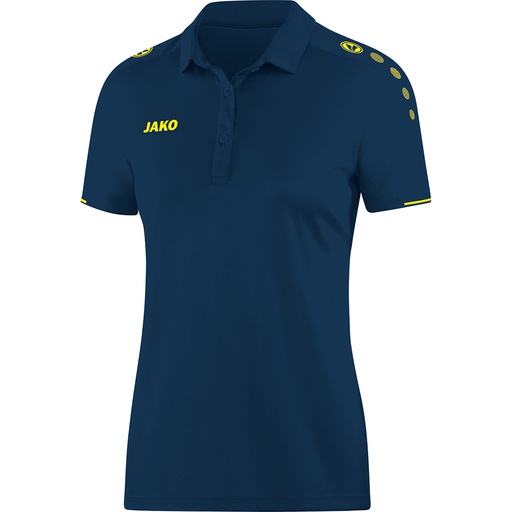 Jako Polo-Shirt Classico nightblue-citro Damen