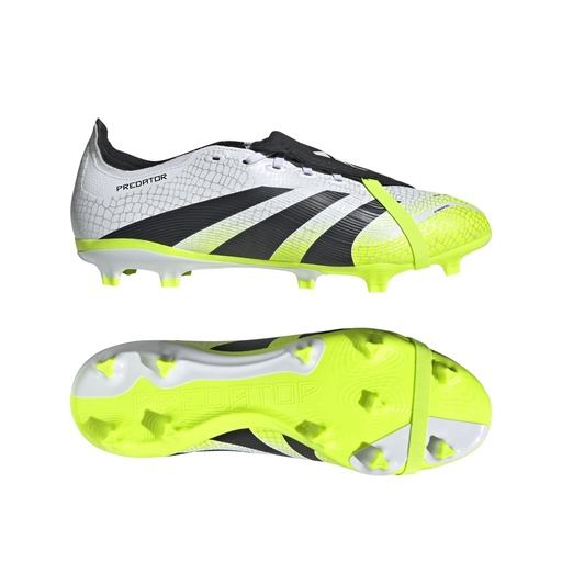 adidas Predator League Fold-Over Tongue Fußballschuhe MG weiß