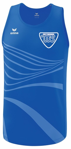 Erima TuS Wettbergen Racing Singlet Laufshirt blau Herren 