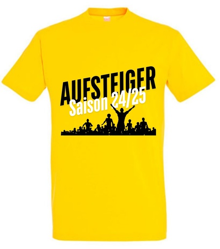 Aufsteiger T-Shirt gelb