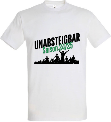 Unabsteigbar T-Shirt weiß