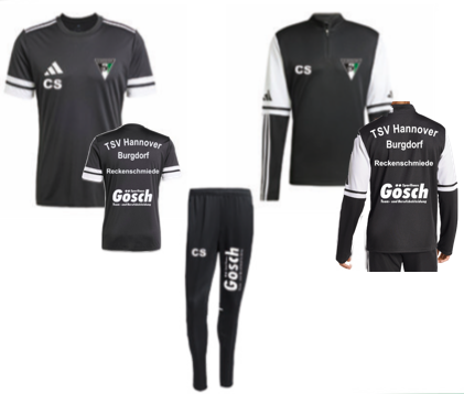 TSV Burgdorf Set 1 Warum Up schwarz