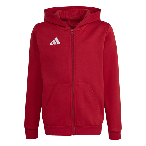 adidas Entrada 26 Kapuzenjacke rot Kinder