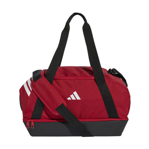[JY7964] adidas Tiro Sporttasche Small mit Bodenfach rot  